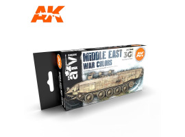 MIDDLE EAST WAR COLORS 3G / Набір фарб для техніки Близького Сходу