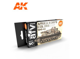 обзорное фото AFRIKA KORPS 3G	 / Набор красок для окраски автомобилей Немецкого Африканского Корпуса Наборы красок
