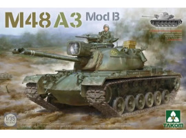 обзорное фото Сборная модель 1/35 Танк М48A5 Паттон Mod B Таком 2162 Бронетехника 1/35