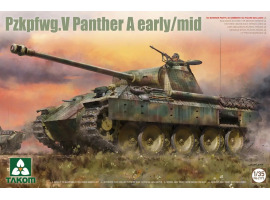 Scale model 1/35 Tank Pzkpfwg.V Panther early-mid issues Takom 2175