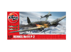 Сборная модель 1/72 немецкий бомбардировщик Heinkel He111 P-2 Аирфикс A06014