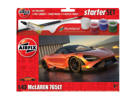 обзорное фото Scale model 1/43 McLaren 765LT Car Starter Kit Airfix A55006 Cars 1/43