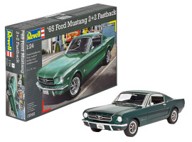 Збірна модель 1/72 Автомобіль Ford Mustang 2+2 Fastback 1965 Revell 07065