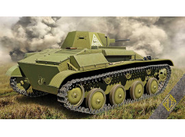 Scale model 1/72 Tank T-60 produced by GAZ (floating wheels, model 1942) ACE 72541