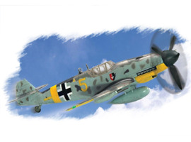 обзорное фото Збірна модель 1/72 Літак Messerschmitt Bf109 G-2 HobbyBoss 80223 Літаки 1/72