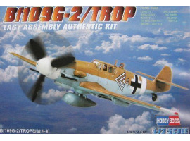 обзорное фото Buildable model of the German fighter Bf109 G-2/ TROP Aircraft 1/72