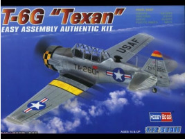 обзорное фото Buildable model of the American T-6G “Texan” Aircraft 1/72