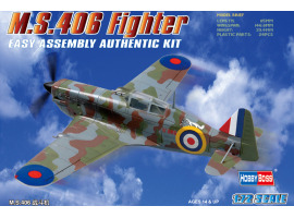 обзорное фото Buildable model of the French fighter MS.406 Fighter Aircraft 1/72
