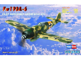 обзорное фото Buildable model of the German Fw190A-6 Fighter Aircraft 1/72
