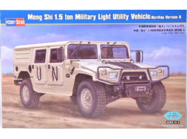 обзорное фото Збірна модель Dong Feng Meng Shi 1.5 ton Military Light Utility Vehicle- Hardtop Version A Автомобілі 1/35