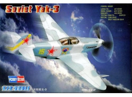 обзорное фото Buildable model of the Soviet fighter Yak-3 Aircraft 1/72