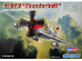 обзорное фото Buildable model of the American fighter P-47D "Thunderbolt". Aircraft 1/72