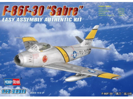 Сборная модель 1/72 Истребитель F-86F-30 «Сейбр» ХоббиБосс 80258