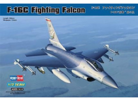 обзорное фото Збірна модель американського винищувача F-16C Fighting Falcon Літаки 1/72