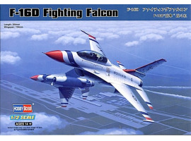 обзорное фото Збірна модель американського винищувача F-16D Fighting Falcon Літаки 1/72