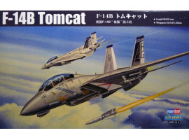 обзорное фото Збірна модель американського винищувача F-14B Tomcat Літаки 1/72