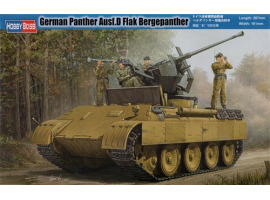 обзорное фото Сборная модель немецкого танка Panther Ausf.D Flak Bergepanther Бронетехника 1/35