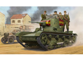 обзорное фото Збірна модель радянського танка Soviet T-26 Light Infantry Tank Mod.1935 Бронетехніка 1/35