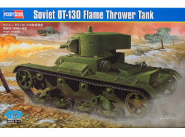 обзорное фото Збірна модель радянського танку OT-130 Flame Thrower Tank Бронетехніка 1/35