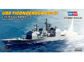 обзорное фото Збірна модель корабля USS TICONDEROGA CG-47 Флот 1/1250
