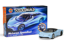 обзорное фото Сборная модель конструктор суперкар McLaren Speedtail QUICKBUILD Аирфикс J6052 Автомобили