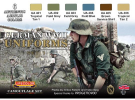 обзорное фото GERMAN WWII UNIFORMS  Наборы красок