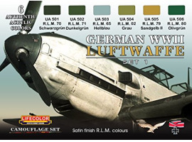 обзорное фото GERMAN WWII LUFTWAFFE SET#1 Набори фарб