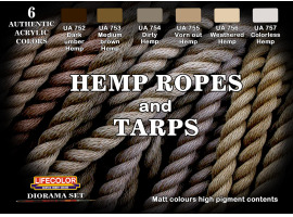 обзорное фото DIORAMA SET Hemp ropes and tarps Набори фарб