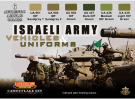 обзорное фото Israeli army vehicles & uniforms Набори фарб