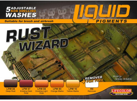 обзорное фото Набір рідких пігментів Rust Wizard Набори weathering
