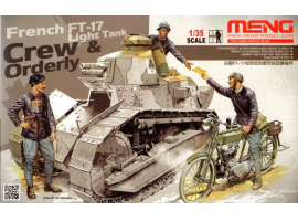 обзорное фото French FT-17 Light Tank - Crew & Orderly Figures 1/35