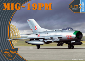 обзорное фото Збірна модель 1/72 Літак МіГ-19ПМ Clear Prop 72057 Літаки 1/72