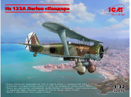 обзорное фото Scale model 1/32 Stormtrooper Hs 123A Legion "Condor" ICM 32016 Aircraft 1/32