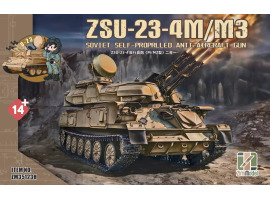 Збірна модель 1/35 Самохідна зенітна установка Шилка ЗСУ-23-4 M/M3 Zimi 35123H