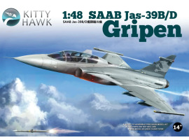 Збірна модель 1/48 Літак Jas-39B/D "Gripen" Zimi 80118