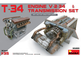 обзорное фото Двигун V-2-34 з трансмісією Набори деталювання