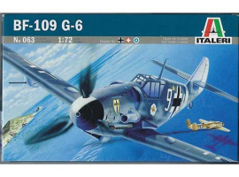 Assembly model 1/72 Airplane Messerschmitt Bf-109 Italeri 0063