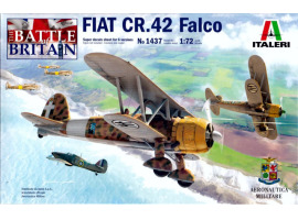 Assembly model 1/72 Aircraft FIAT CR.42 Falco Italeri 1437