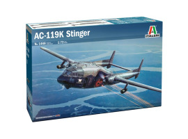 обзорное фото Збірна модель 1/72 Літак AC-119K Stinger Italeri 1468 Літаки 1/72