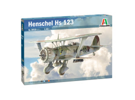 Assembly model 1/48 Aircraft Henschel Hs 123 Italeri 2819