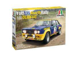 обзорное фото Збірна модель 1/24 Ралійний автомобіль FIAT 131 Abarth Rally OLIO Italeri 3667 Автомобілі 1/24