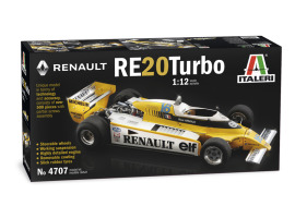 Assembly model 1/12 Formula-1 Renault RE20 Turbo Italeri 4707