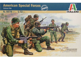 обзорное фото Assembled model 1/72 American special forces of the Vietnam War Italeri 6078 Figures 1/72