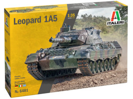 Assembly model 1/35 German tank Leopard 1 A5 Italeri 6481