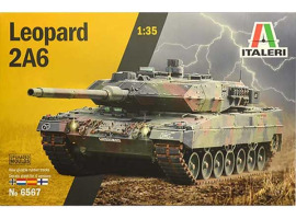 Збірна модель 1/35 Німецький танк Леопард 2A6 Italeri 6567