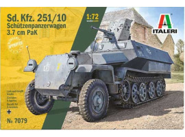 обзорное фото Scale model 1/72 Sd.Kfz. 251/10 Schützenpanzerwagen Italeri 7079 Armored vehicles 1/72