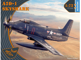 обзорное фото Збірна модель 1/72 Літак A2D-1 Skyshark Clear Prop CP72050 Літаки 1/72