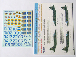 Foxbot 1:48 Декаль Ukrainian Rooks: Sukhoi Su-25 ВПС України 48-063