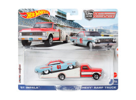 обзорное фото HOT WHEELS Collector's '61 Impala and '72 Chevy Ramp Truck FLF56/HKF40 Hot Wheels
