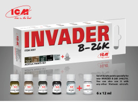 Набор акриловых красок для Invader B26K